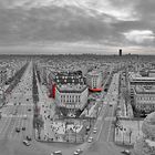 PANORAMA PARISIEN PRIS DU SOMMET DE L ARC DE TRIUMPHE