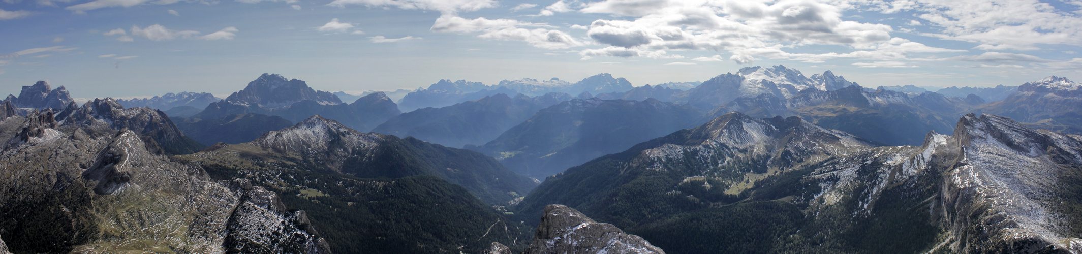 Panorama Pelmo - Sella