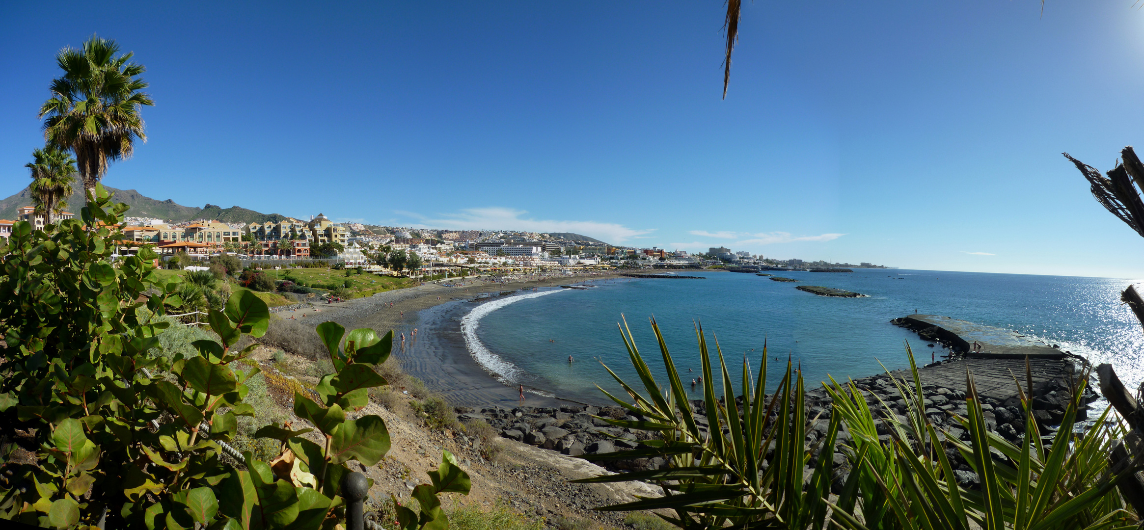 Panorama Playa de Fanabe, Teneriffa Süd