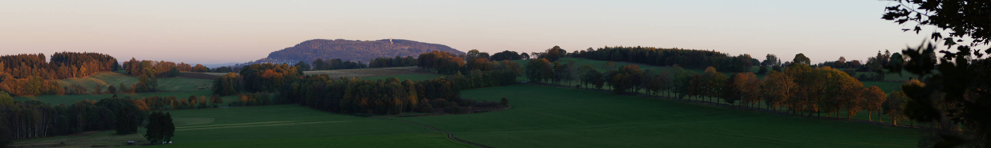 Panorama Pöhlberg von Frohnauer Höhe