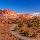 Panorama Point, The Fluted Wall, Capitol Reef NP, Utah, USA