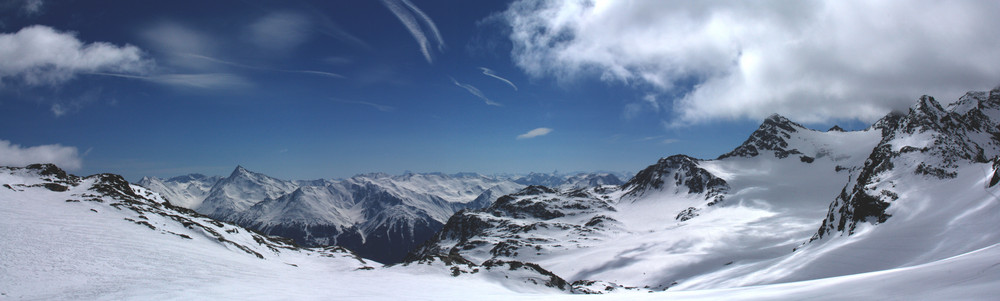 Panorama Pointe de Thorens (3133m)