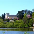 Panorama Pompejanum und F.Tempel von Willigesbrücke aus