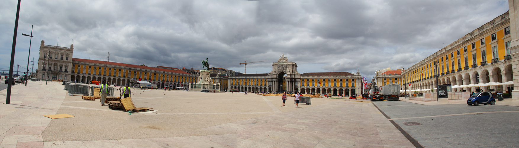 Panorama Praça do comercio, Lisbonne