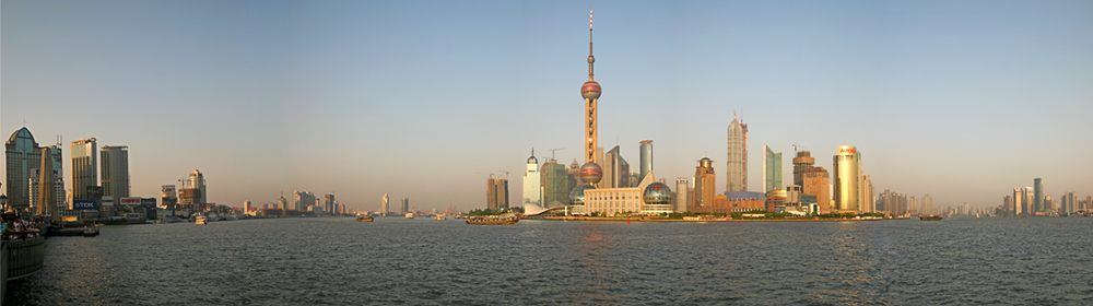 Panorama Pudong Skyline