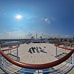 Panorama: Queen Mary 2 - Sonnendeck