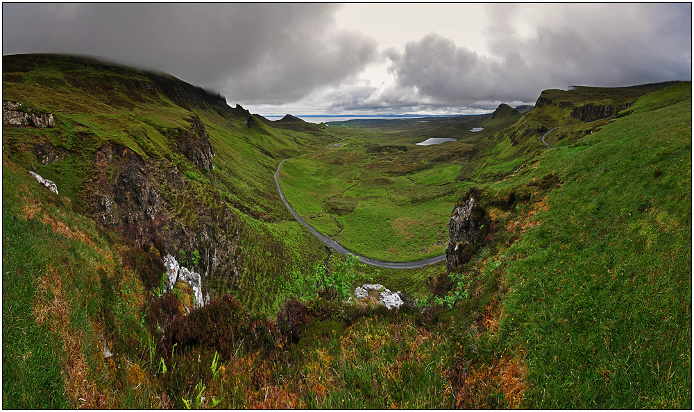 Panorama: Quiraing ohne Schafe