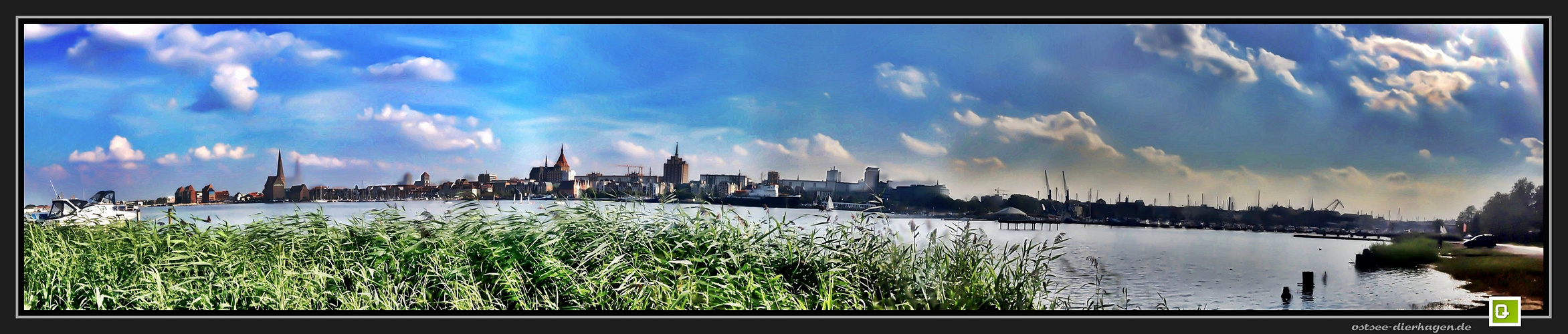 Panorama Rostock Skyline