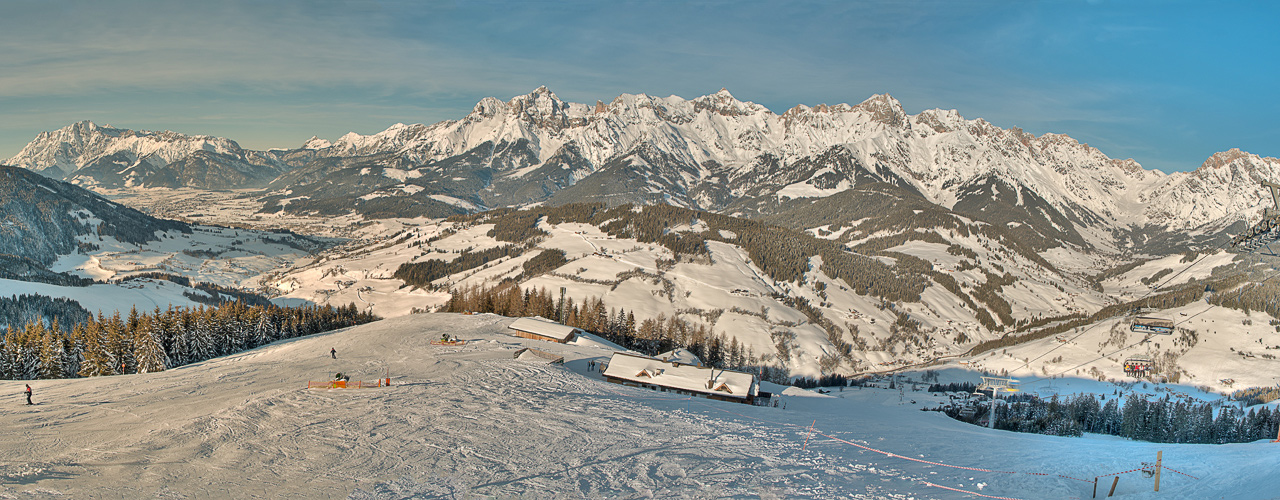 Panorama Saalfelden und Steinernes Meer