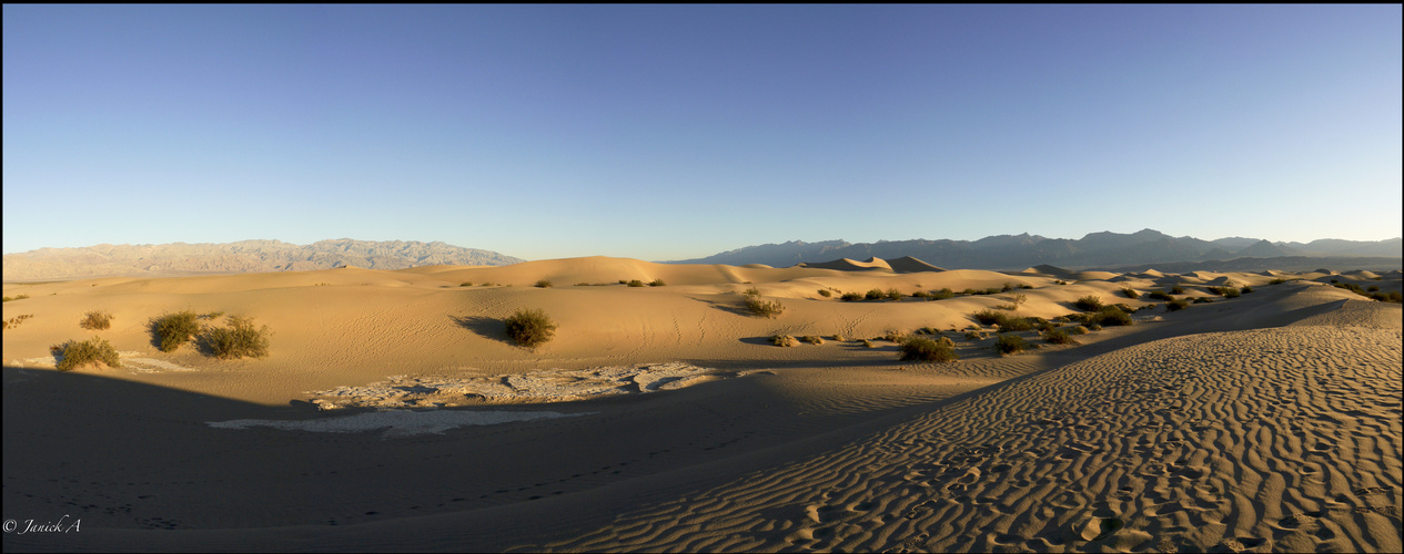 Panorama Sands Dunes (Death Valley,Etat du Nevada)