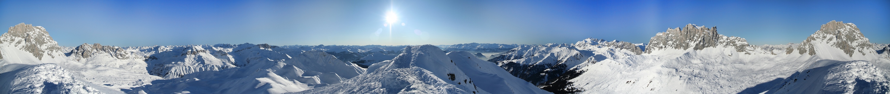 Panorama Schafberg, Sankt Antönien