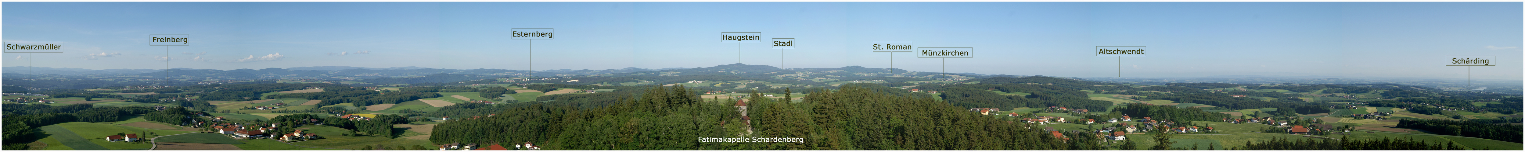 Panorama - Schardenberg Aussichtsturm
