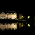 Panorama Schloss Benrath bei Nacht