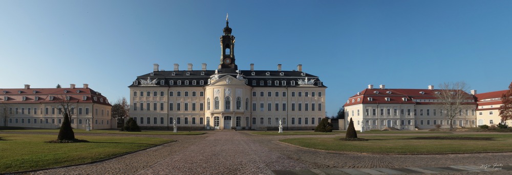 Panorama Schloss Hubertusburg / Hermsdorf Sachsen