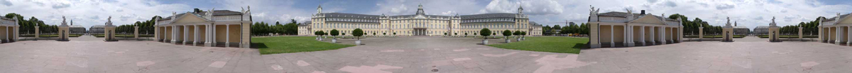 Panorama Schloss Karlsruhe