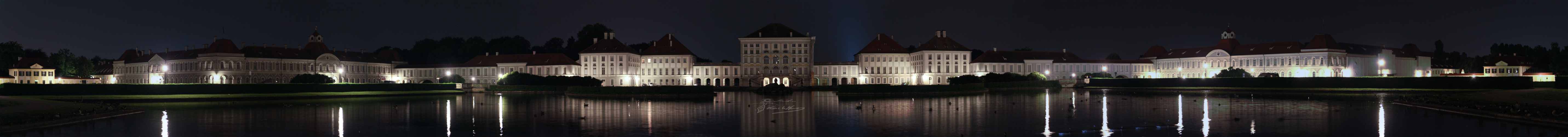 Panorama schloss nymphenburg