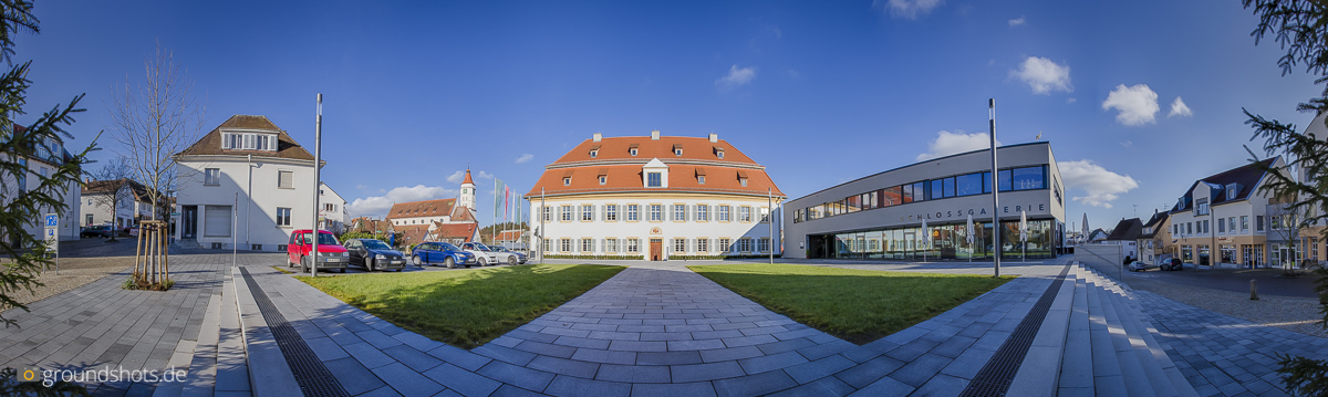 Panorama Schlossplatz Rechberghausen