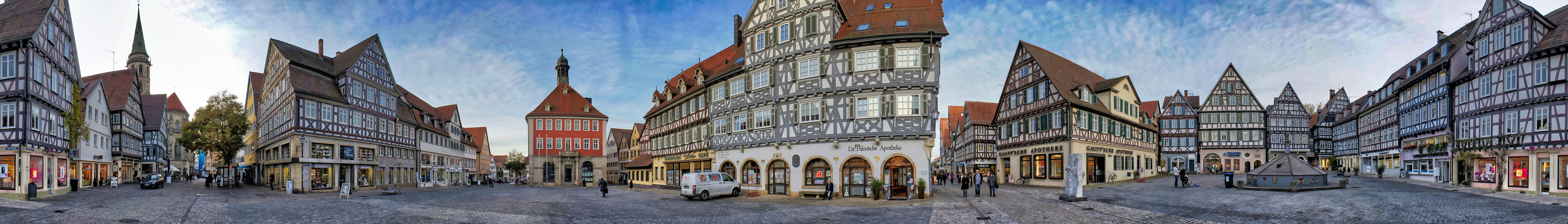 Panorama Schorndorf Marktplatz