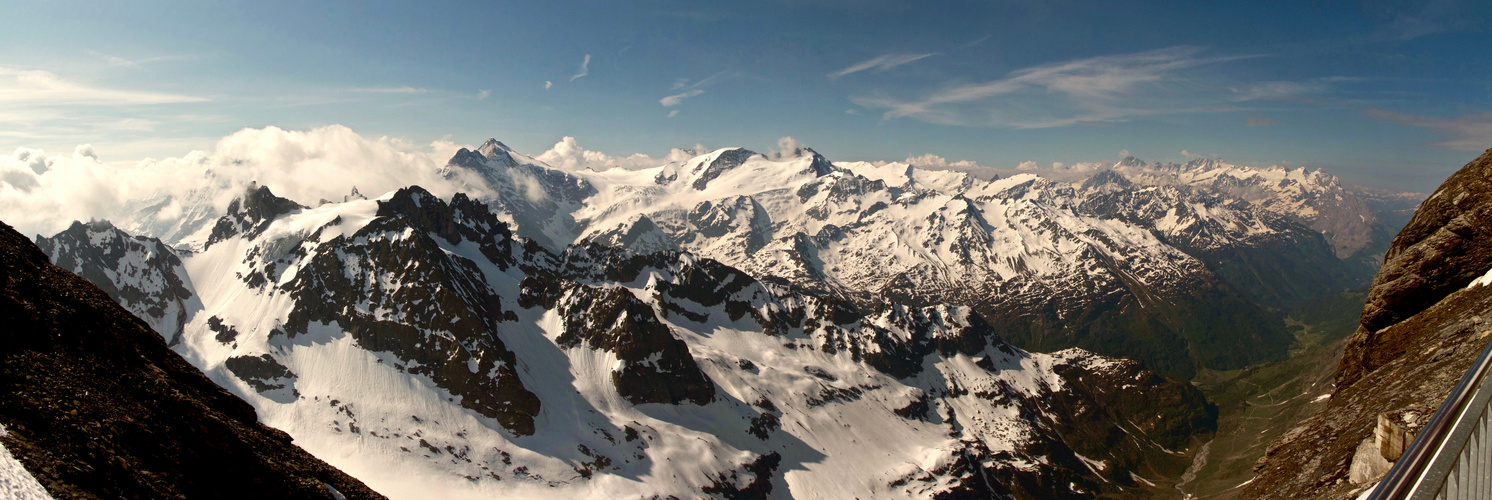 Panorama Schweizer Berggipfel