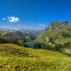 Panorama: Seealpsee am Nebelhorn