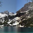 Panorama Seebensee bei der Zugspitze