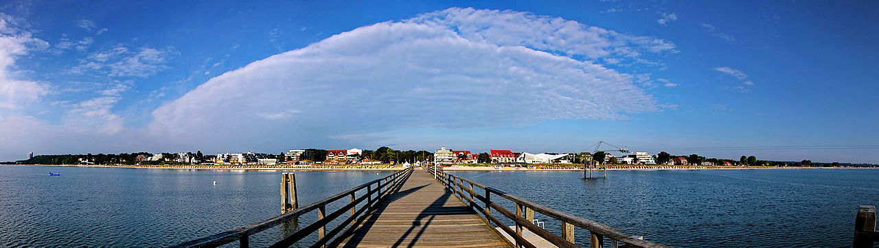 Panorama Seebrücke Scharbeutz