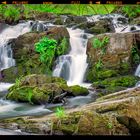 Panorama Selke – Wasserfall im Harz