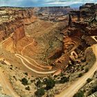 Panorama Shafer Canyon Road