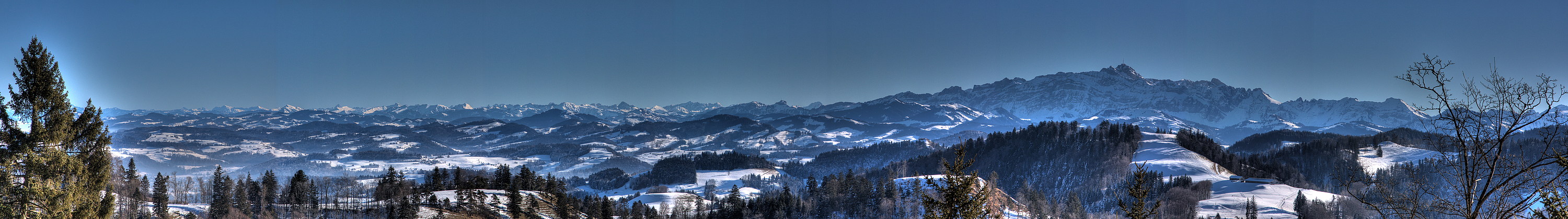 Panorama-Sicht vom Hörnli - Reloaded