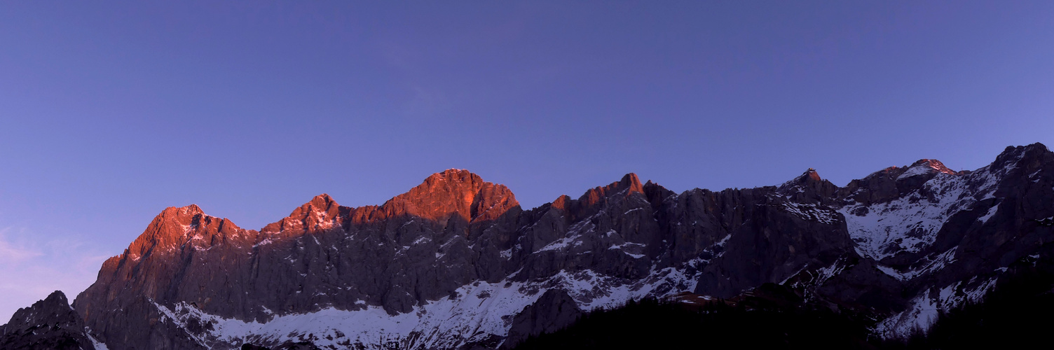 Panorama Sonnenaufgang