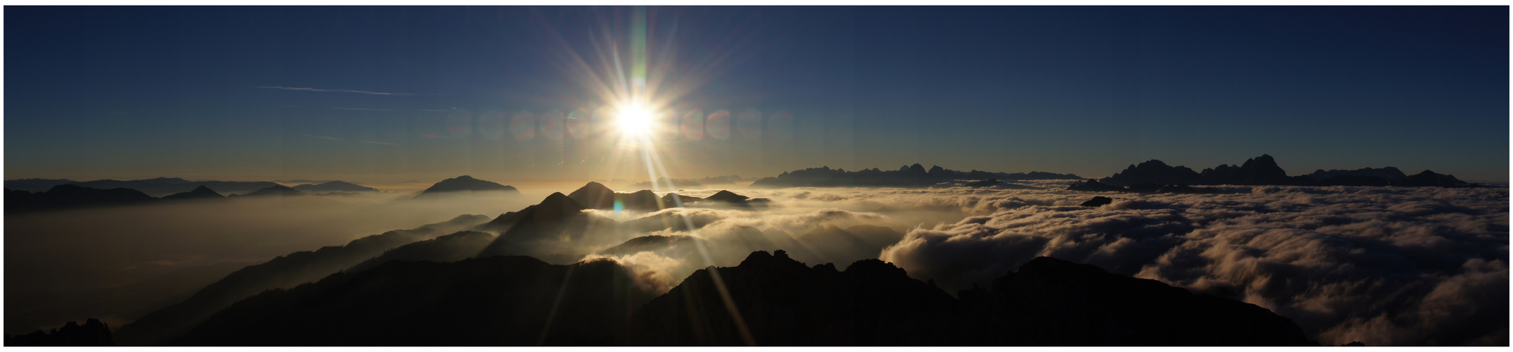 Panorama Sonnenaufgang