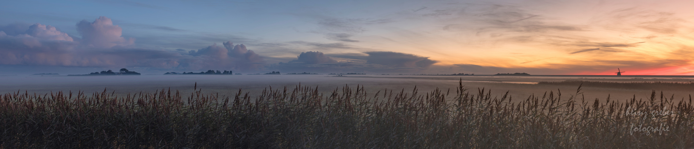 Panorama Sonnenaufgang auf Texel