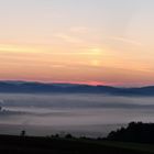 Panorama Sonnenaufgang Bayrischer Wald