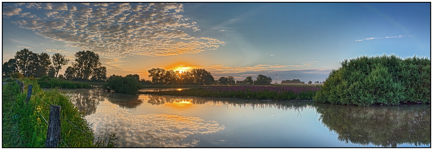 Panorama Sonnenaufgang