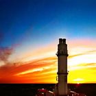 Panorama Sonnenaufgang in Hamburg