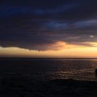 PANORAMA Sonnenaufgang mit Unwetterfront