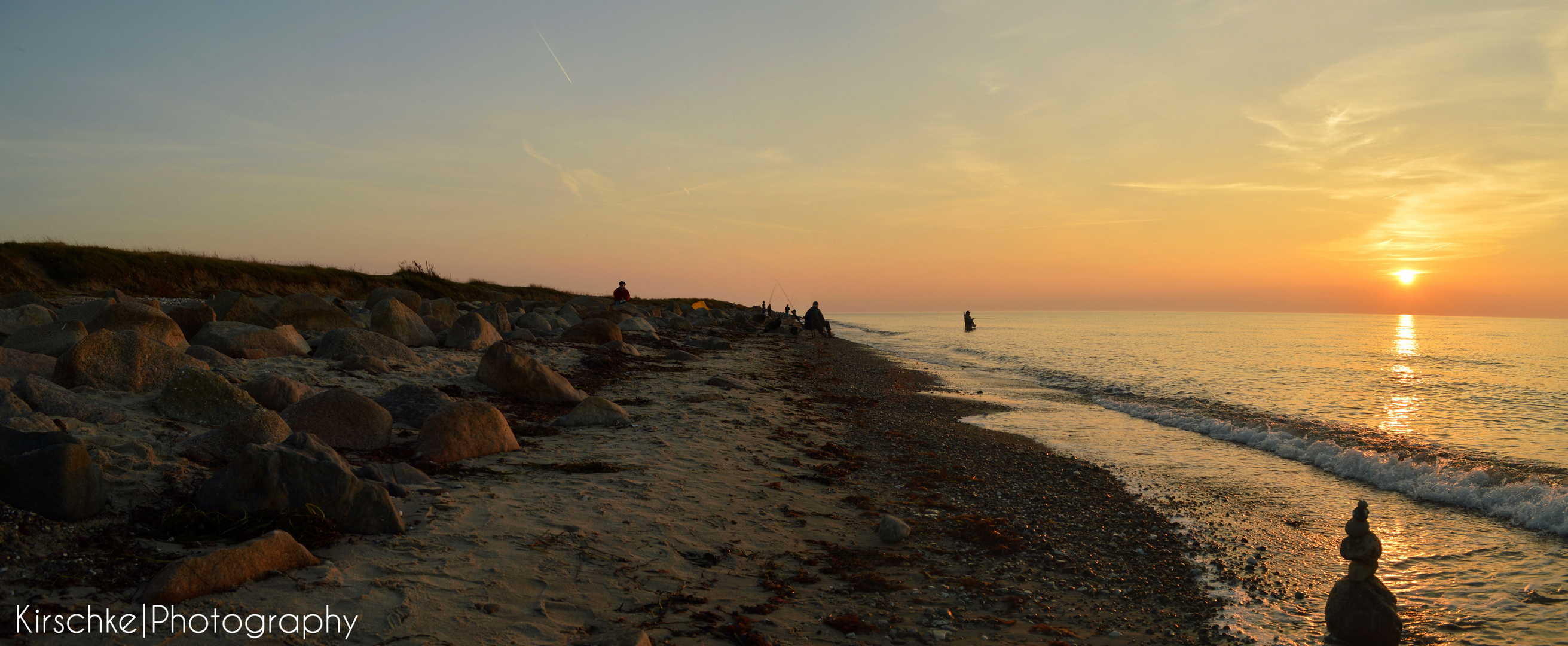 Panorama Sonnenuntergang