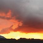 Panorama Sonnenuntergang