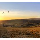 Panorama Sonnenuntergang