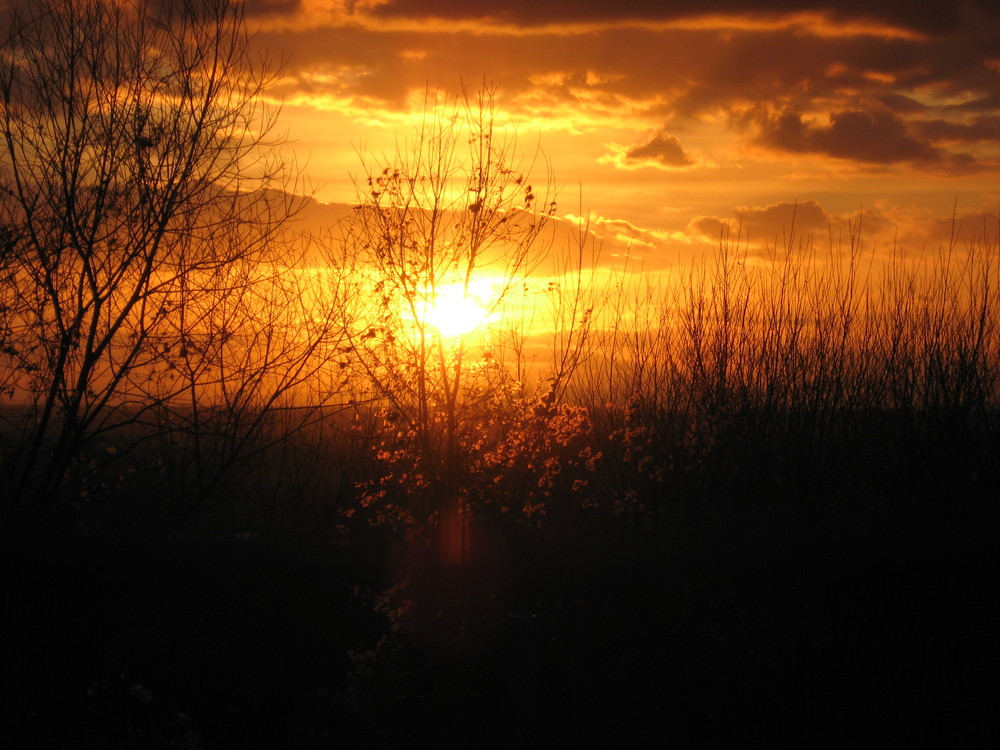 Panorama Sonnenuntergang