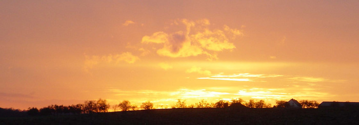 Panorama Sonnenuntergang