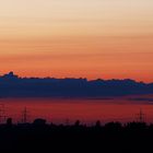 Panorama-Sonnenuntergang Frechen (Köln)