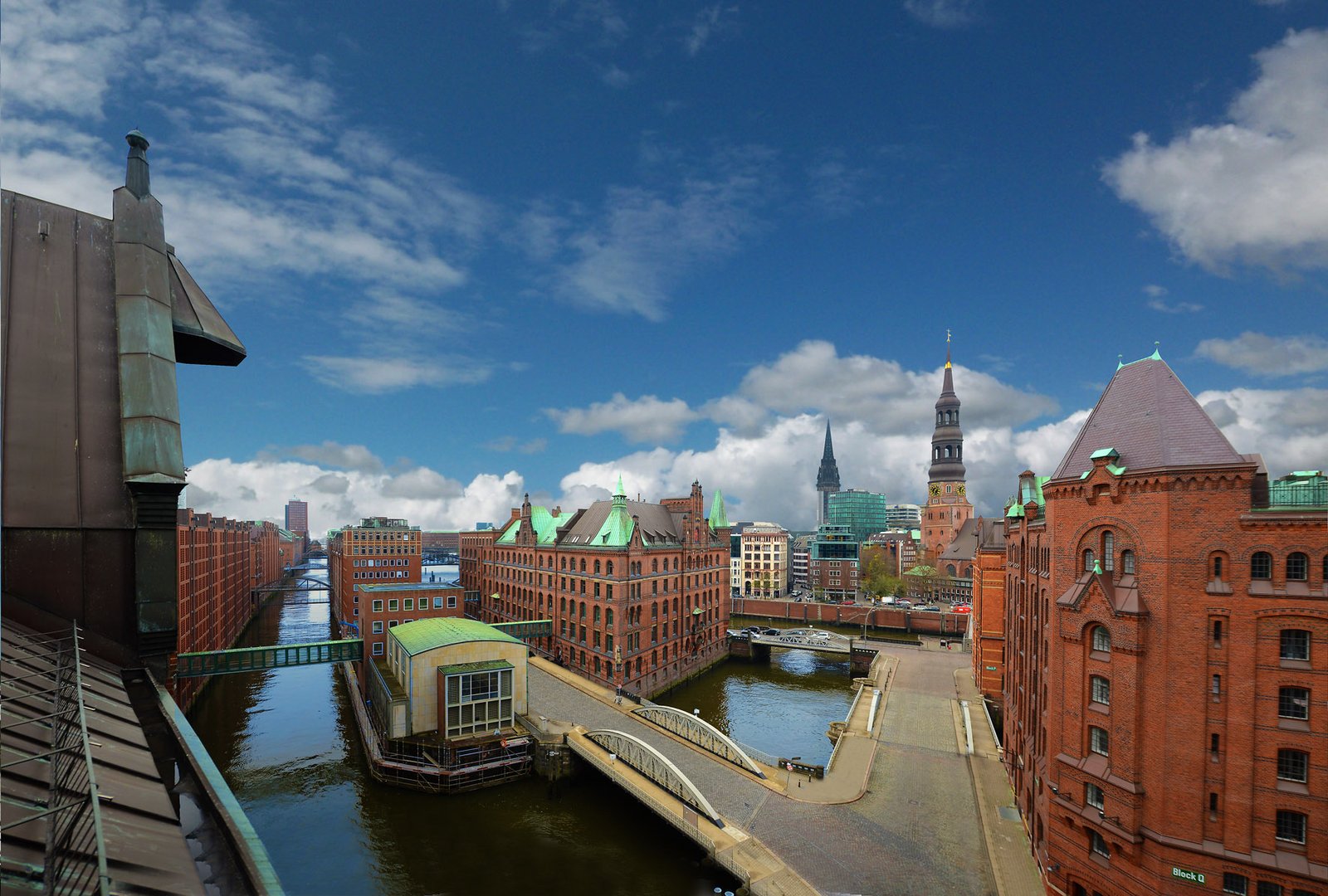 Panorama Speicherstadt Kannengießerort / Pickhuben