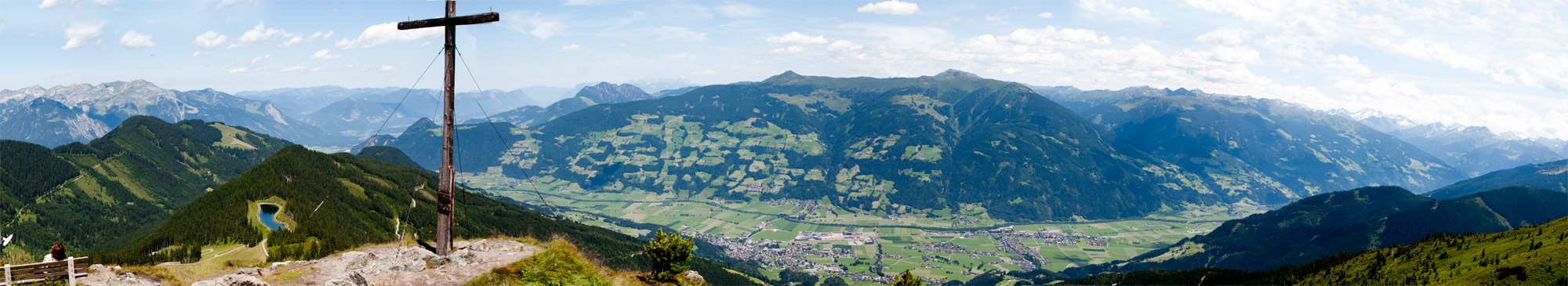 Panorama Spieljoch "vorwärts"