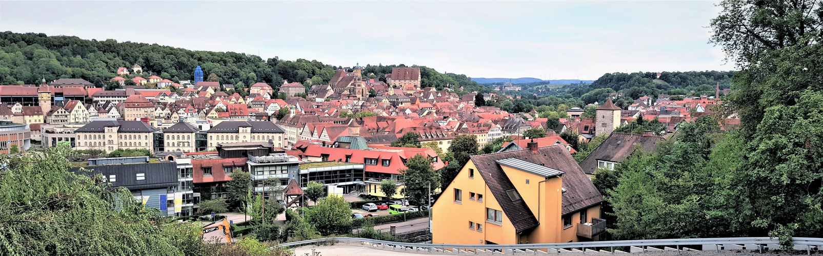 Panorama - Stadtmitte von Schwäb. Hall