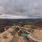 Panorama-Steinbruch auf den Jurahöhen bei Bad Staffelstein