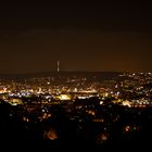 Panorama Stuttgart bei Nacht