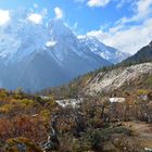 Panorama südlich von Bhimtang auf dem Manaslu-Trek