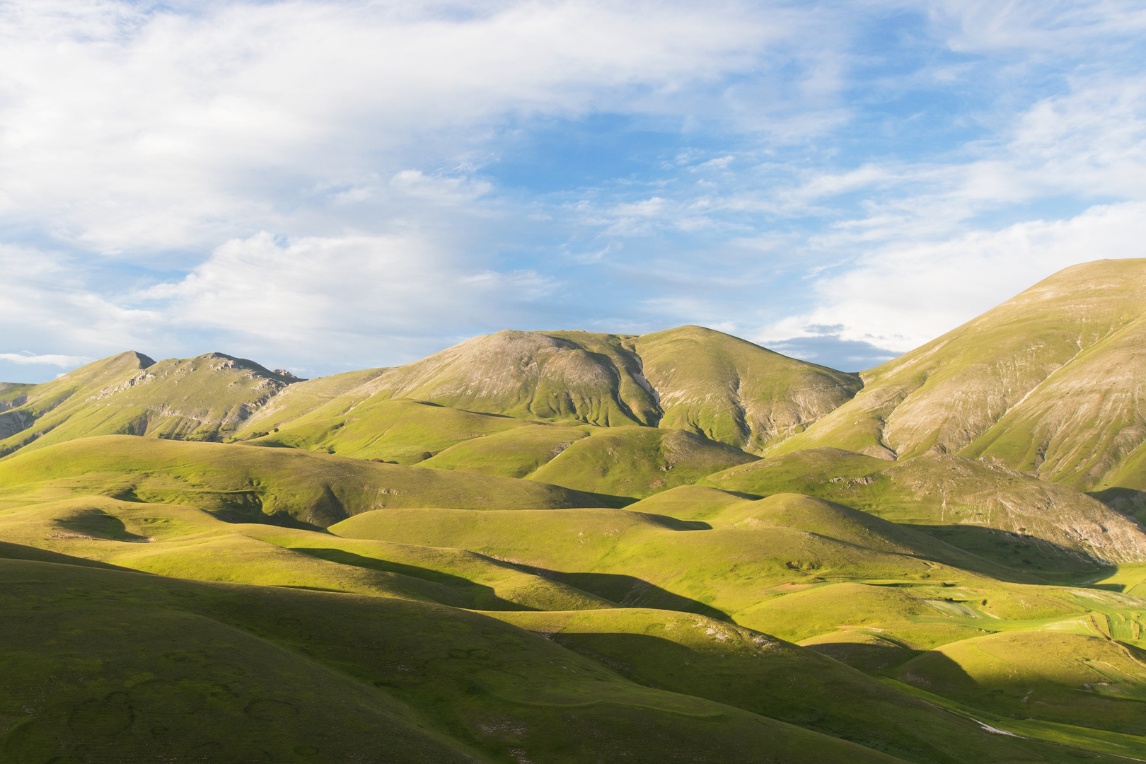 Panorama sui Monti Sibillini da Castelluccio di Norcia