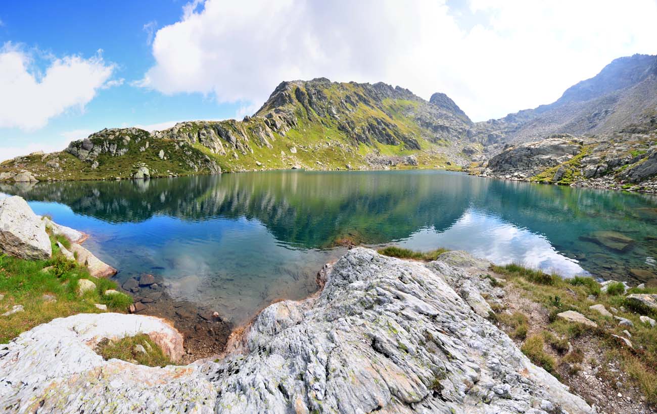 Panorama sul lago Leit